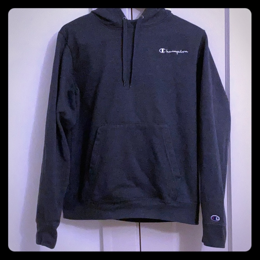 ✅NEW CHAMPION Hoodie Hooded Sweatshirt Gray Medium